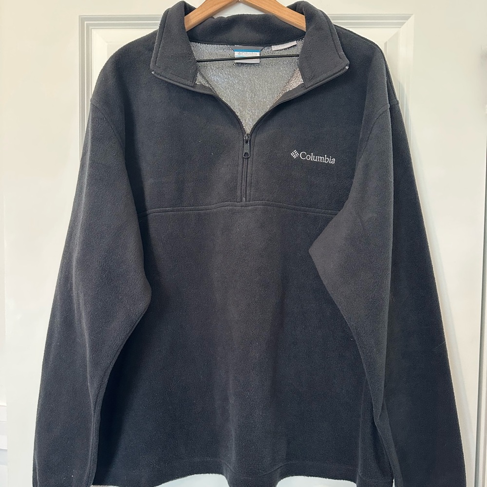 Columbia Omni Heat thermal quarter zip fleece jacket